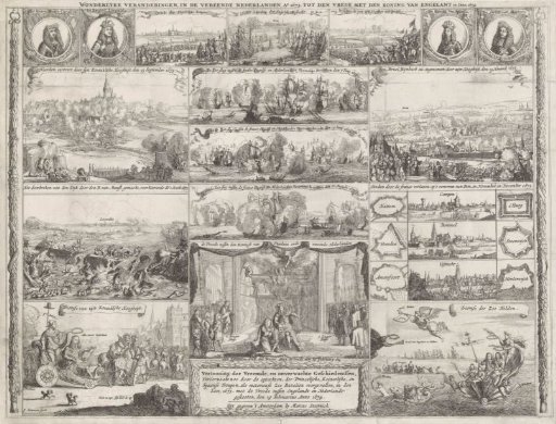 Military Operations in the Years 1673 and 1674 Leading to the Peace of Westminster with England, Which Brought an End to the Third Anglo-Dutch War