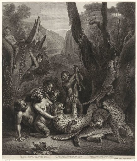 The Sater Family Playing with Leopards