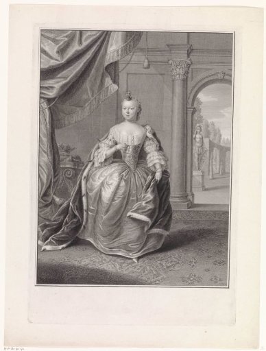 Portrait of Carolina, Princess of Orange-Nassau