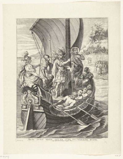 Ferdinand and the Argonauts; Entry of Ferdinand into Ghent in 1635 (No. 14)