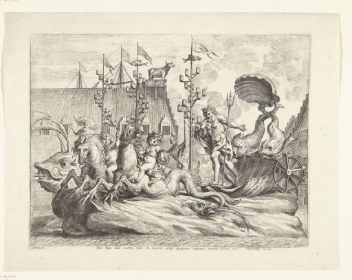 Spectacle with the Chariot of Neptune; Entry of Ferdinand into Ghent in 1635 (no. 35)