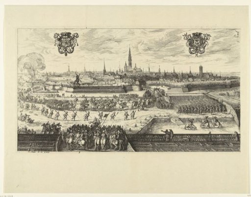 Arrival of the Procession at the City Gate of Antwerp; Entry of Ferdinand into Antwerp in 1635 (no. 3)