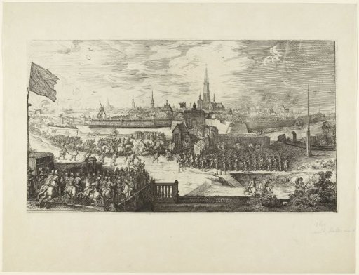Arrival of the Procession at the City Gate of Antwerp; Entry of Ferdinand into Antwerp in 1635 (variant of no. 3)