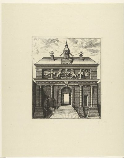 The Keizerspoort; Entry of Ferdinand into Antwerp in 1635 (no. 4)