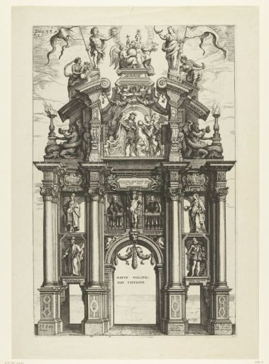 The Triumphal Arch of Philip (Back); Entry of Ferdinand into Antwerp in 1635 (No. 14)