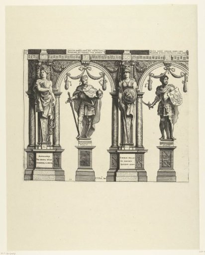 Emperors Rudolf I and Albert I; Entry of Ferdinand into Antwerp in 1635 (no. 17)