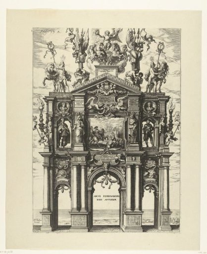 Triumphal Arch of Ferdinand (front side); Entry of Ferdinand into Antwerp in 1635 (no. 26)
