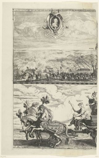 Triumphal Carriage of Kallo (left half); Entry of Ferdinand into Antwerp in 1635 (no. 43)