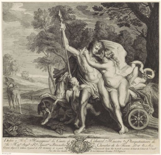 Venus Tries to Prevent Adonis from Hunting