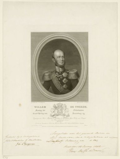 Portrait of William II, King of the Netherlands