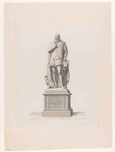 Statue of Prince William I on the Square in The Hague