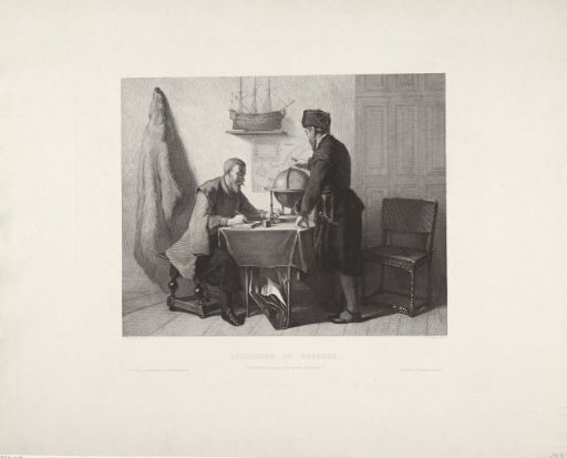 Jacob van Heemskerck and Willem Barendsz in an interior