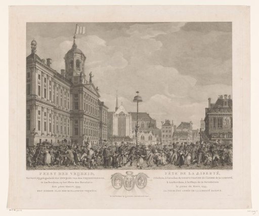 Festival of Freedom on the Dam in Amsterdam, March 4, 1795