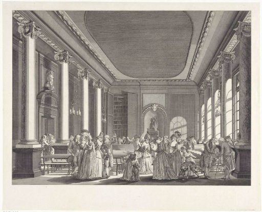 Lecture hall in Felix Meritis, 1789