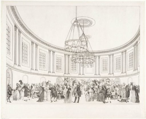 Concert hall in Felix Meritis, 1789