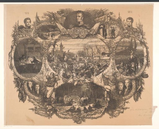 Commemorative Plaque for the November Festivities of 1863