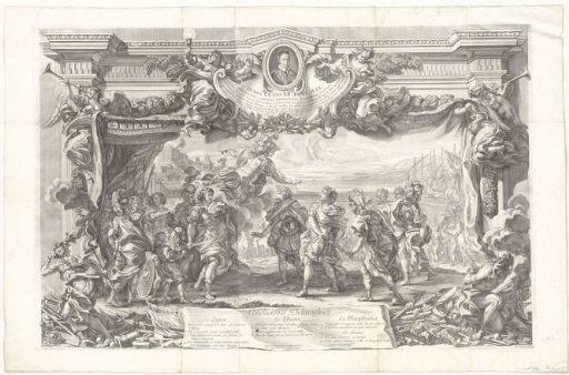 Promotion print dedicated to Innocentius XII, May 1693