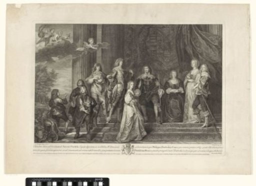 Portrait of Philip Herbert, Earl of Pembroke, with his family
