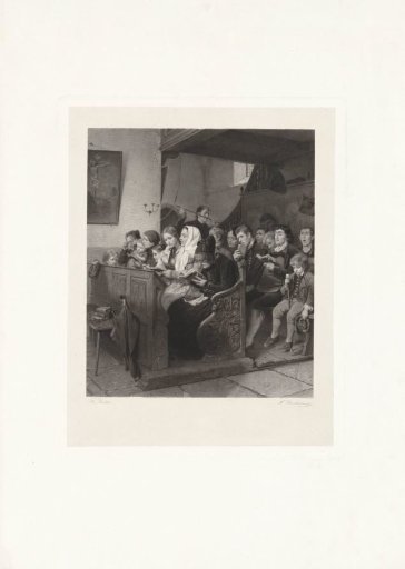 Churchgoers singing in the pews