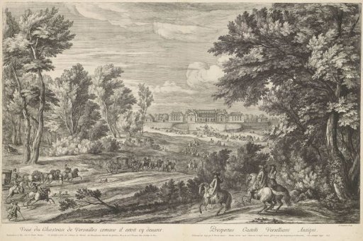 View of the Palace of Versailles