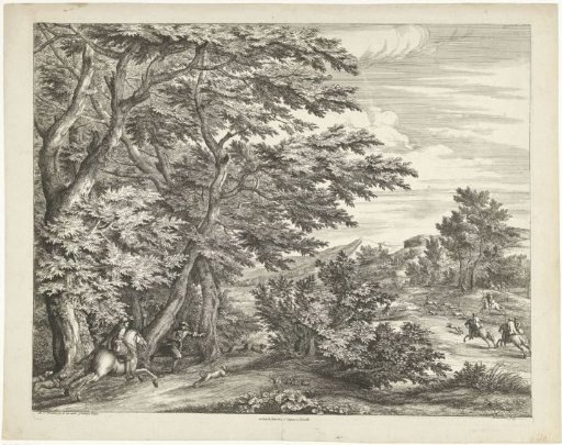 Landscape with a Deer Hunt