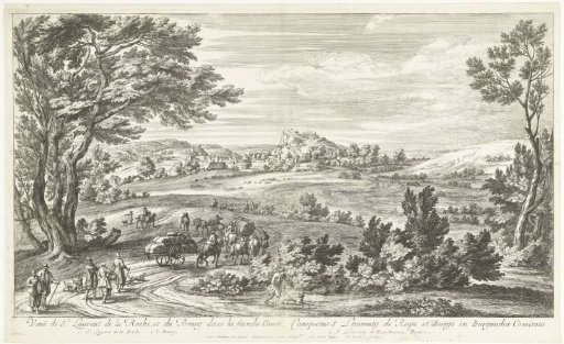 View of Saint Laurent de la Roche