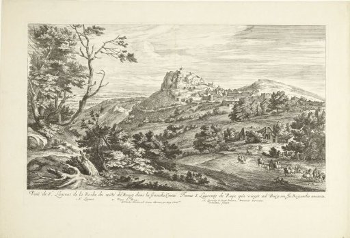 View of Saint Laurent de la Roche