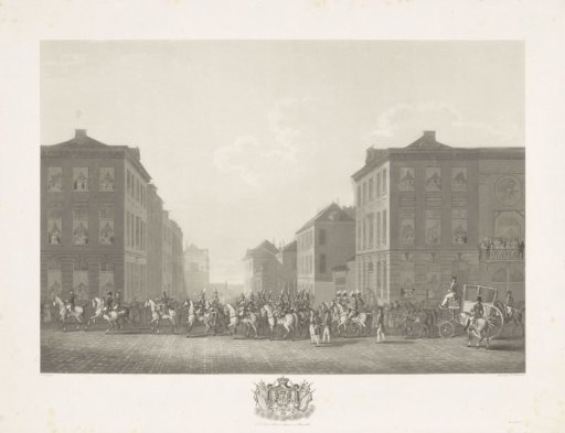 Military Band at the Inauguration of William I in Brussels on September 21, 1815