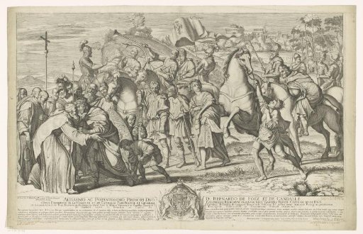 Meeting between Emperor Otto III and Saint Nilus