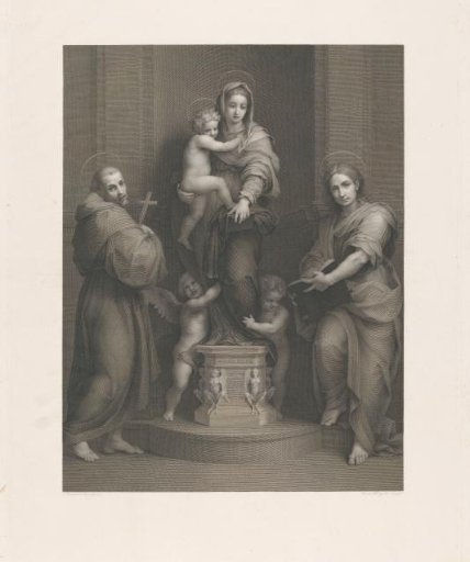 Mary with Child between two saints