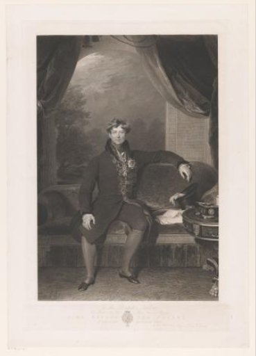 Portrait of George IV, King of the United Kingdom
