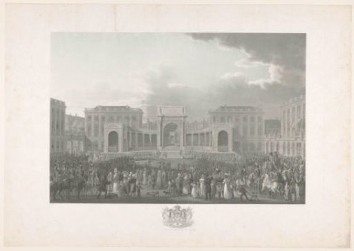 Inauguration of William I in Brussels on September 21, 1815