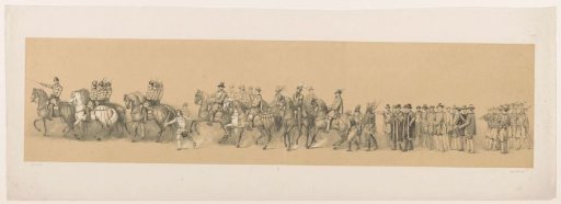 Second Part of a Sixteenth-Century Procession