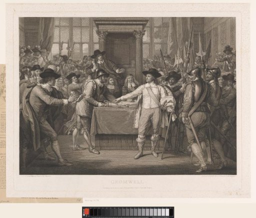 Oliver Cromwell Dissolving Parliament