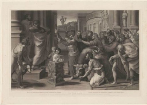 Paul and Barnabas Rejecting the Sacrifice in Lystra