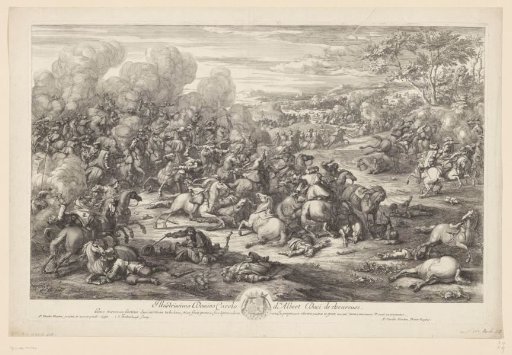 Cavalry battle dedicated to the Duke of Chevreuse