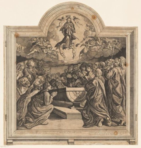 Central Panel of Altarpiece: The Assumption of Mary