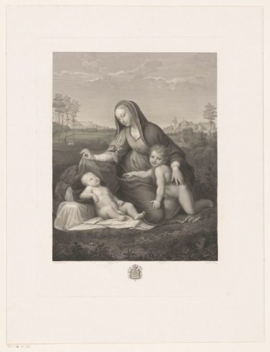 Mary with Child and the Young John the Baptist in a Landscape