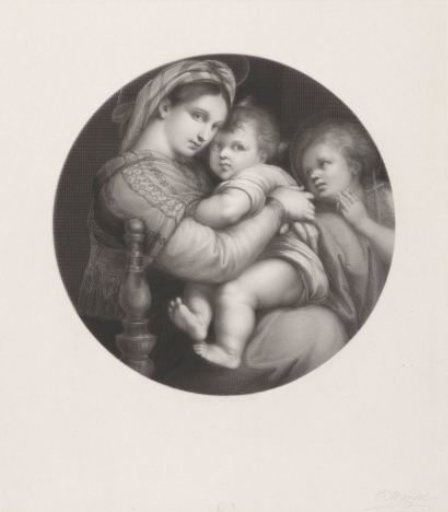 Tondo with Mary with Child and John the Baptist