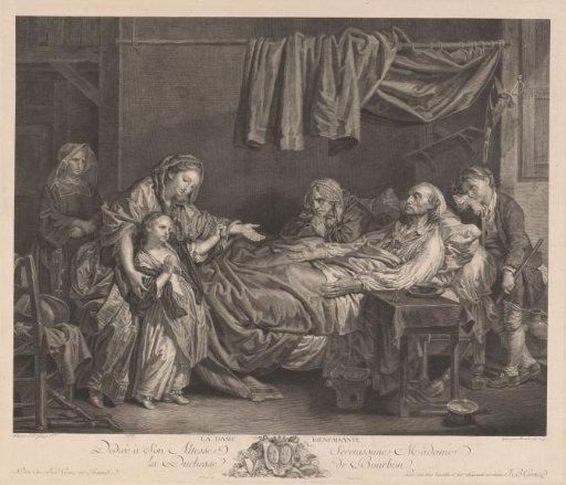 Family Around a Sickbed