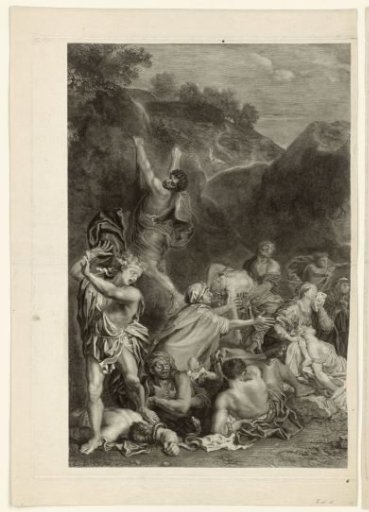 The Raising of the Brazen Serpent (Right Half)