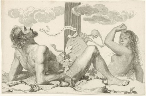 Adam and Eve at the foot of the Cross