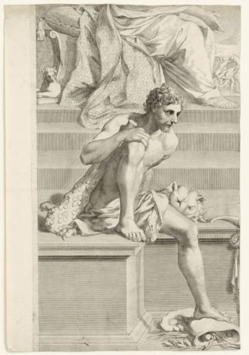 Part of the Commemorative Print of Antoine Talon