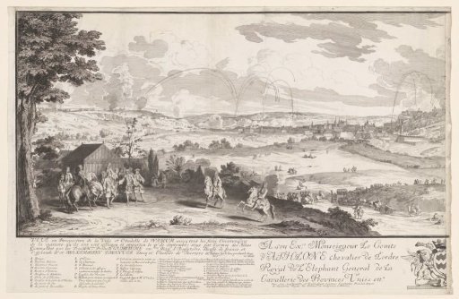 View of Namur and the citadel (plate 1)