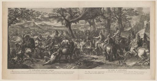 Porus wounded in the battle with Alexander the Great