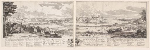 Commemorative Print of Ludovicus Nicolaus le Tellier and Ludovicus Franciscus le Tellier