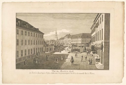 View of the Hackescher Markt in Berlin