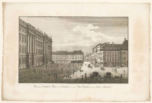 View of the Schlossplatz in Berlin