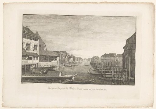View of the Spree from the Fischerbrücke in Berlin