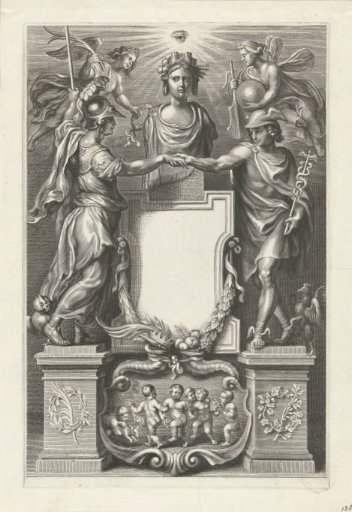 Minerva and Mercury Shake Hands